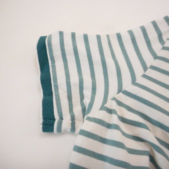 Okaidi Boys Short Sleeve Shirt French Striped Tee size 140 cm US 10 Years Cotton - Picture 8 of 10